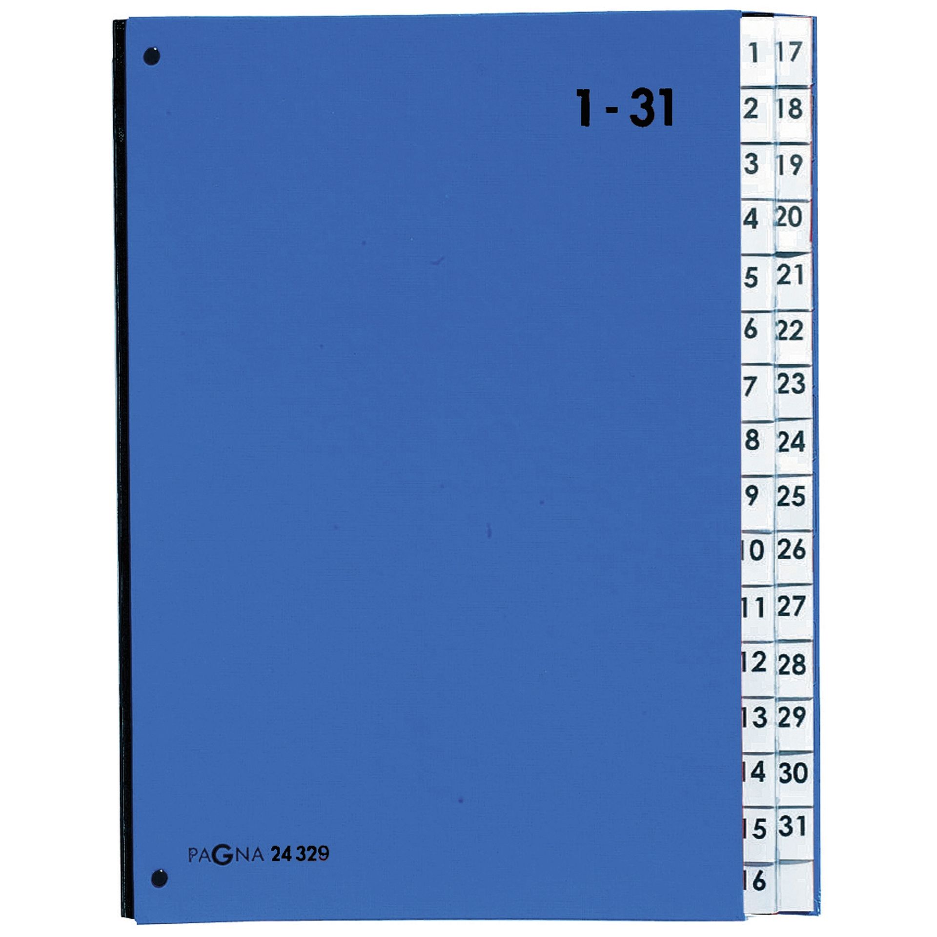 Pultordner DIN A4 1-31 32Fächer Polypropylen bl