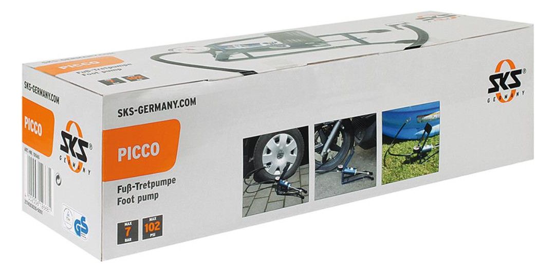 SKS Tret-/Fußluftpumpe, Druck: 5 bar