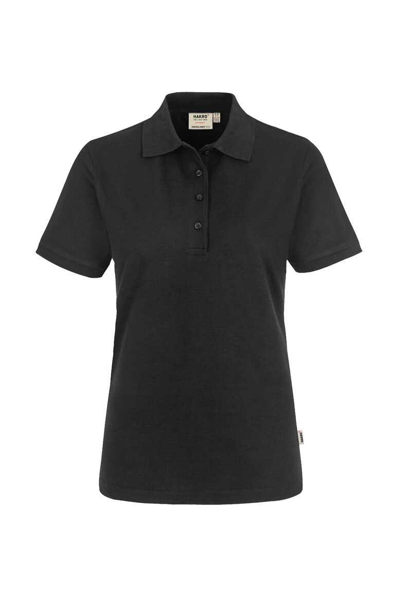 HAKRO Damen Poloshirt MIKRALINAR® ECO schwarz, M