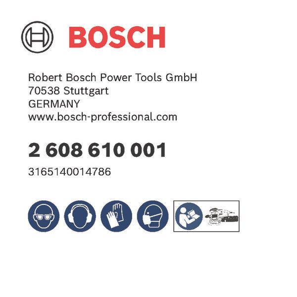 BOSCH Lammwollhaube, Ø: 130mm