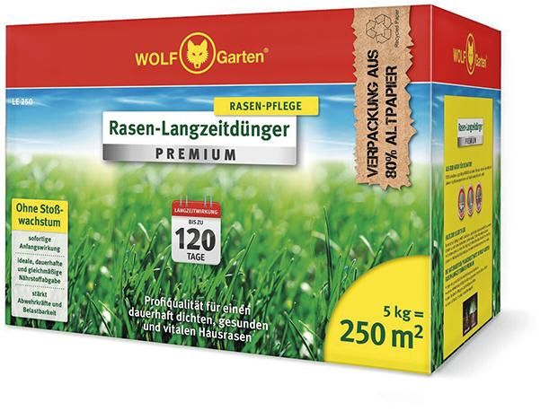Langzeit-Rasendünger PREMIUM LE 250 (40% LZA) 5 kg