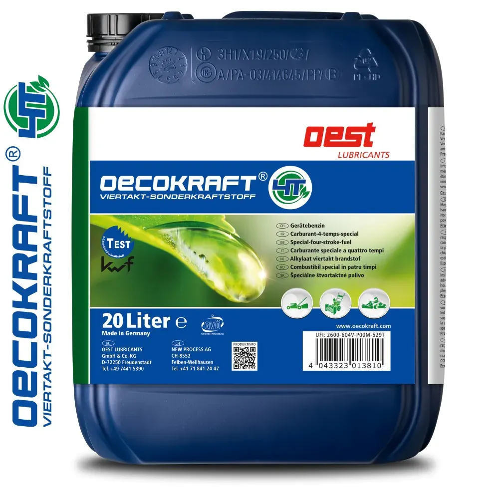 OEST OECOKRAFT® 4T Sonderkraftstoff - 20 Liter Gebinde