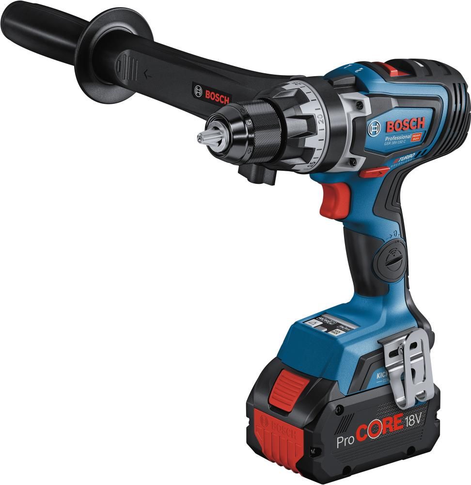 Akku Bohrschrauber GSR 18V-150 C Bosch 18,0V 2x 8,0 Ah LadegerätGAL 1880 CoMo L-Boxx