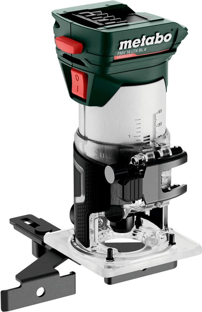 Akku-Kantenfraese FMV 18 LTX BL 8 Metabo ohne Akku ohne Ladegerät metaBOX