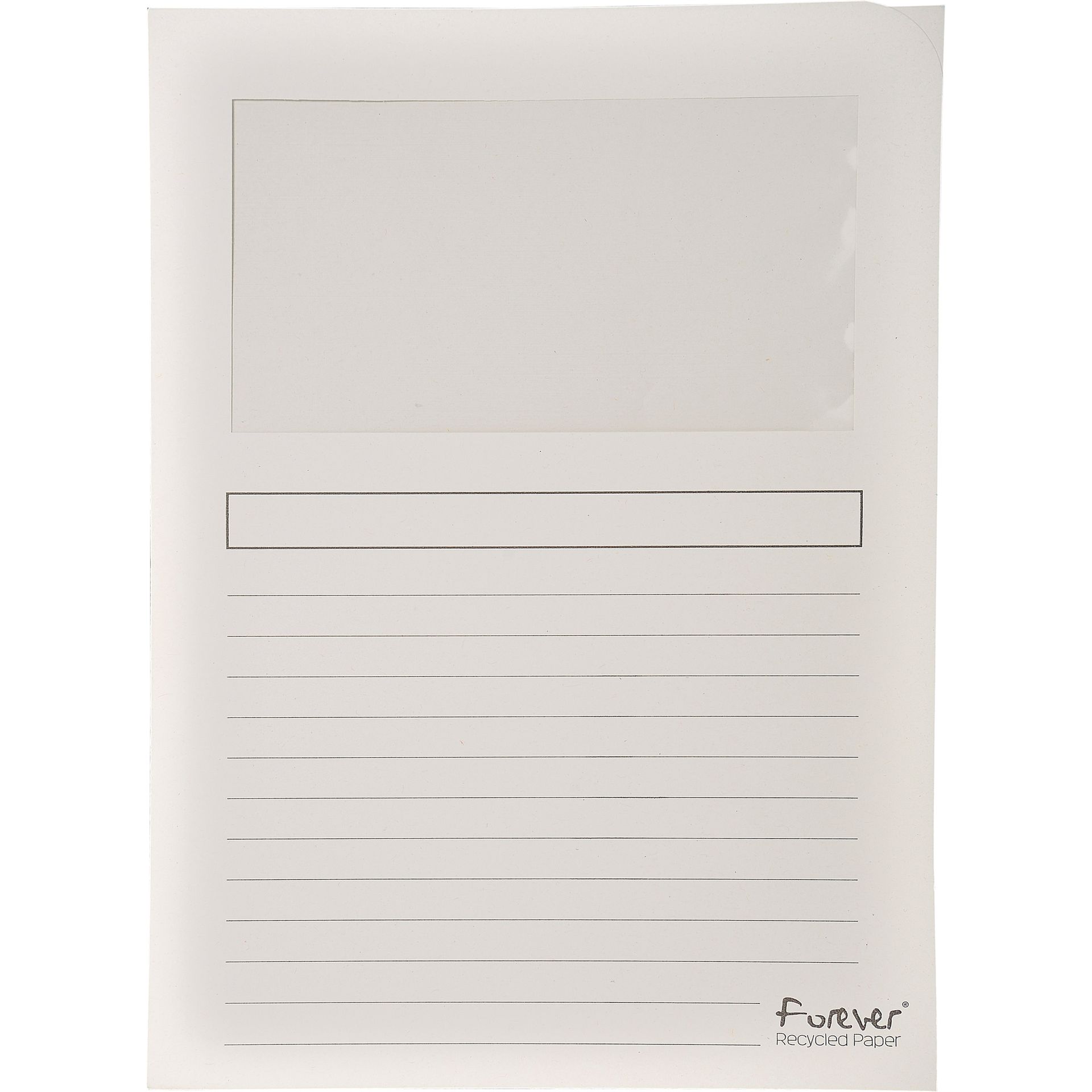 Fenstermappe Forever A4 ws 100 St./Pack.
