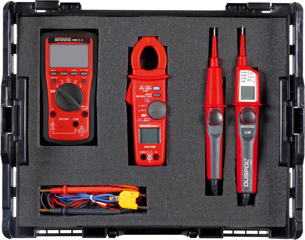 Messgeräte-Box Elektromeister SET Benning
