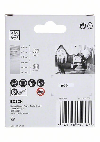 Bosch X-LOCK Topfbürste 75mm