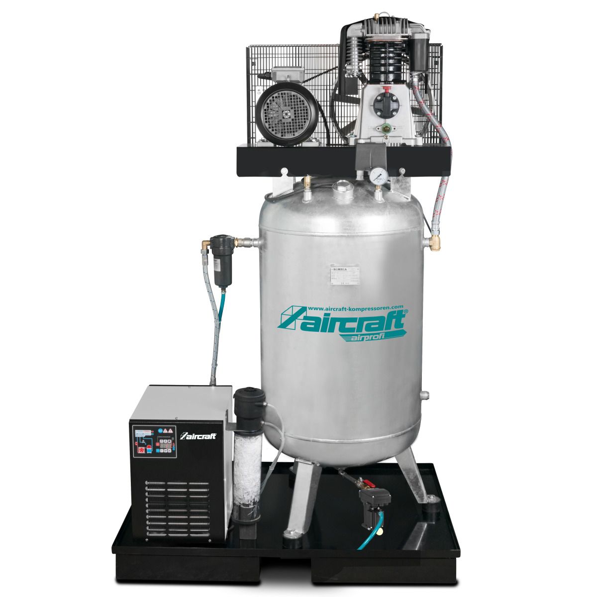 Stationärer Kolbenkompressor (15 bar) Aircraft AIRPROFI 753/270/15 VKK