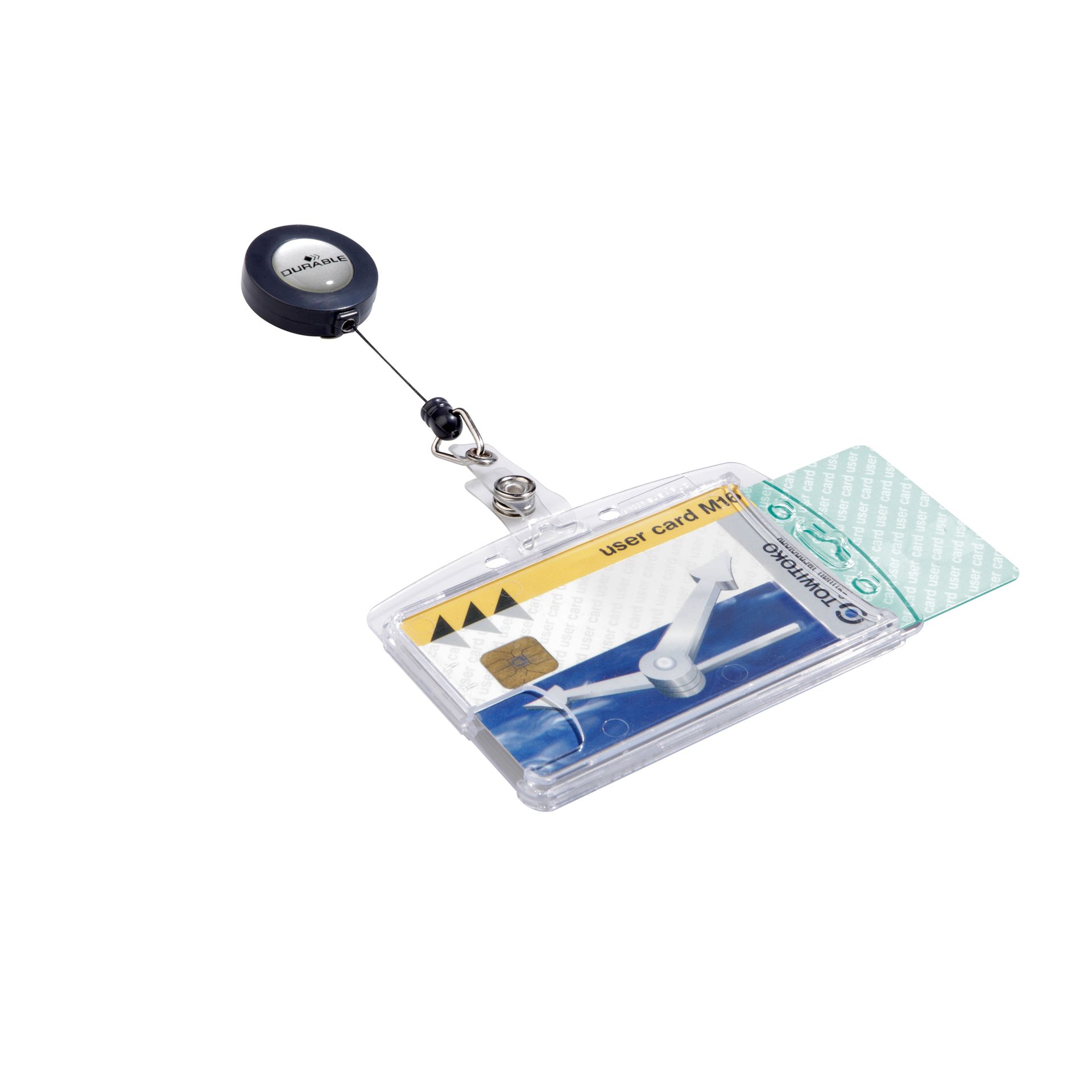 Namenschild 85x54mm transparent 10 St./Pack