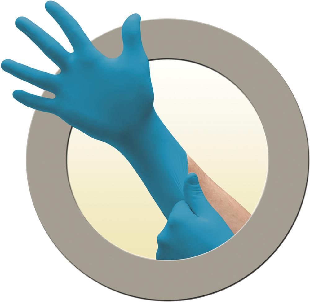 Handsch.TouchNTuff92-665,Gr. 7,5-8(Box a 100 Stk.)