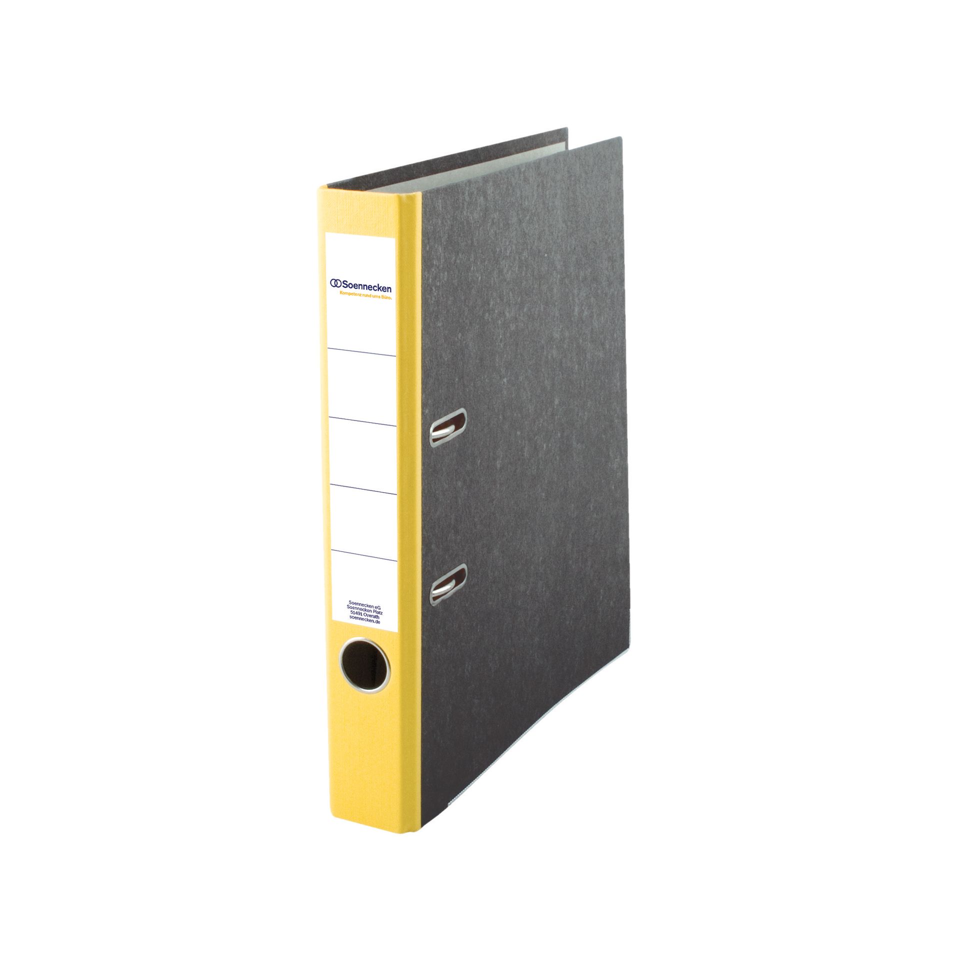 Ordner DIN A4 50mm Pappe gelb