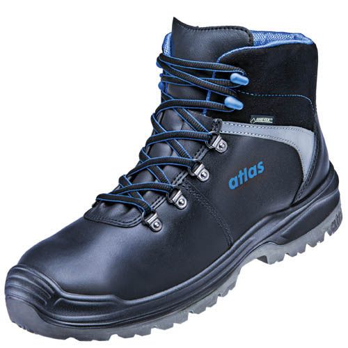 Atlas 785 GORE-TEX Sicherheitsstiefel Mid S3, Schwarz, Gr. 36, Weite 10