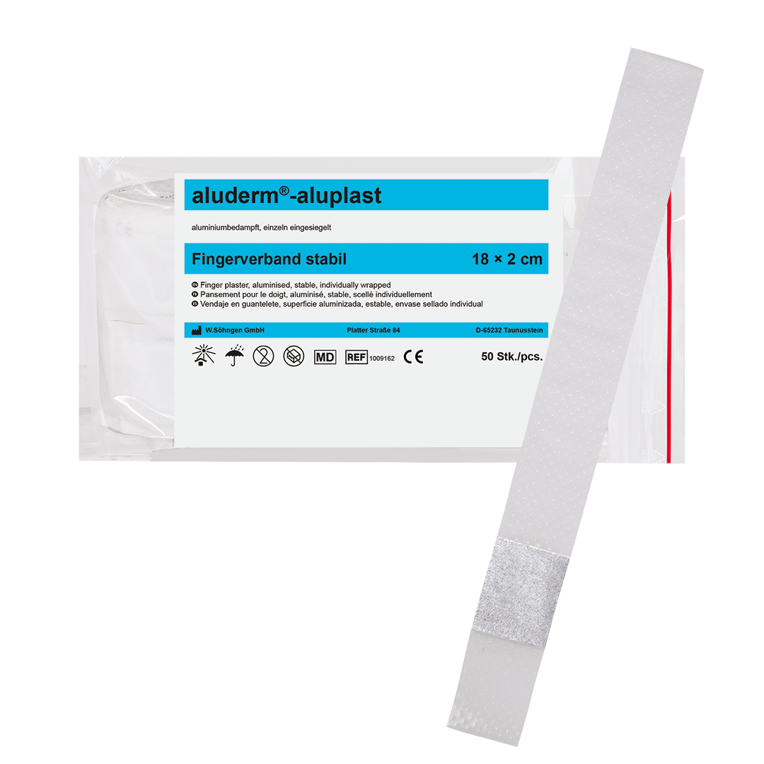 aluderm®-aluplast stabil Fingerverband 18 x 2 cm  50 Stück