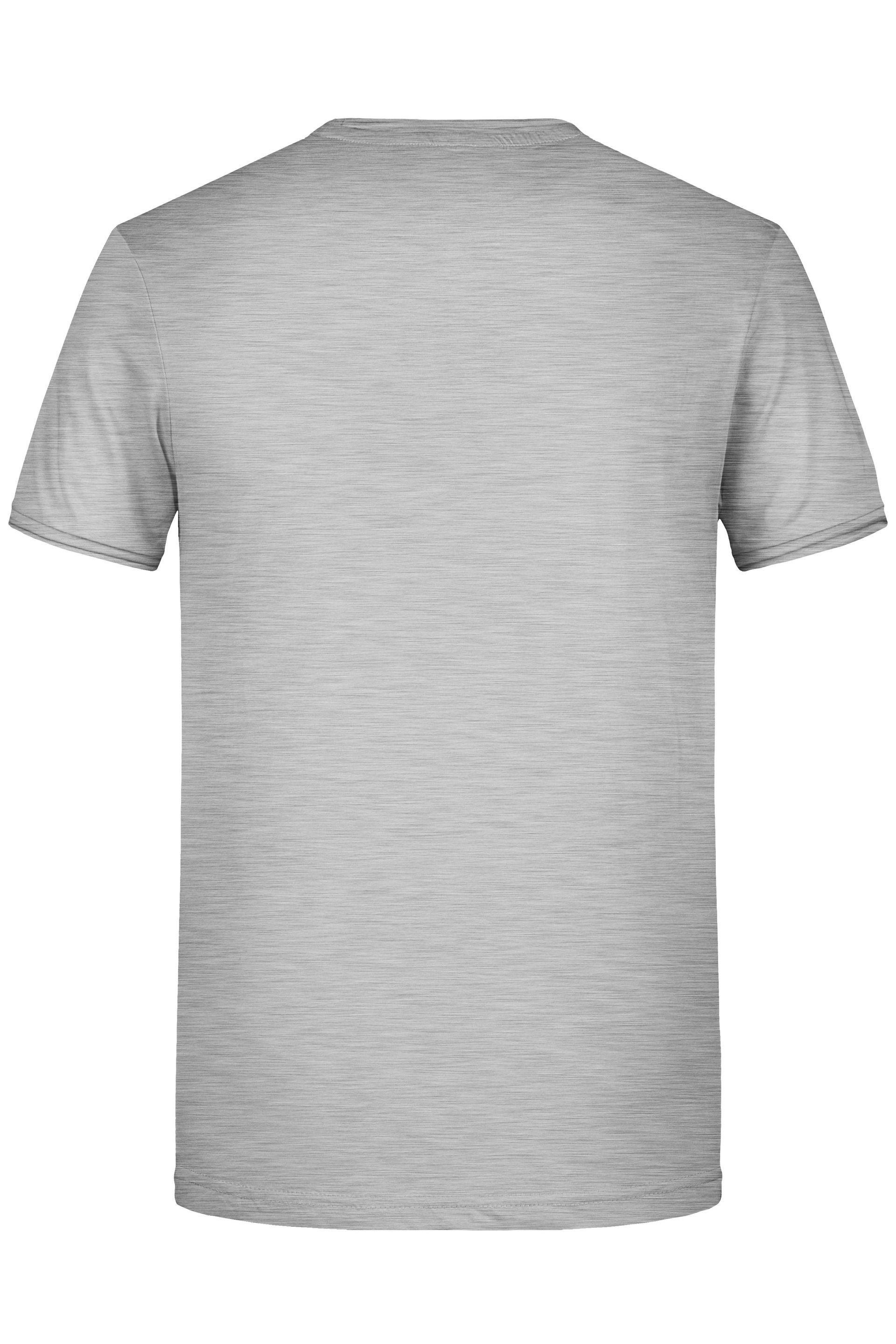 James & Nicholson 8002 Herren-T-Shirt, Grau, Gr. S