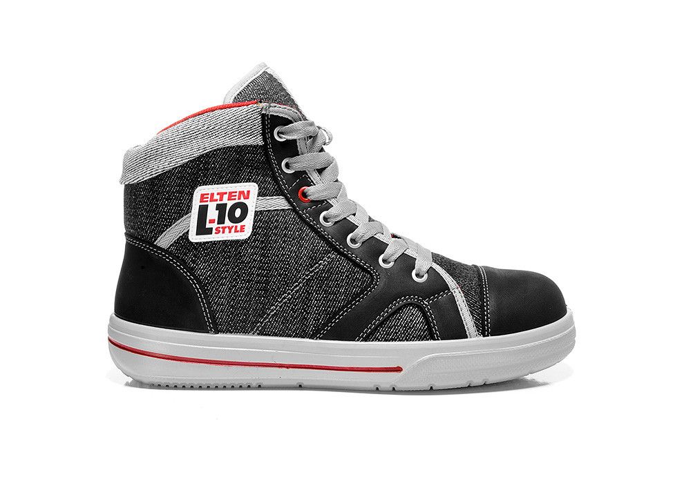 ELTEN SENSATION Sicherheitsstiefel Mid S2 ESD, Schwarz, Gr. 47