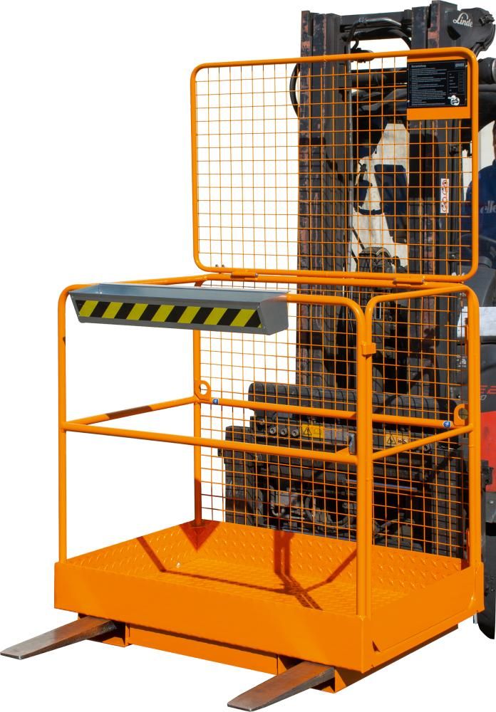 Sicherheitskorb lackiert orange RAL 2000
