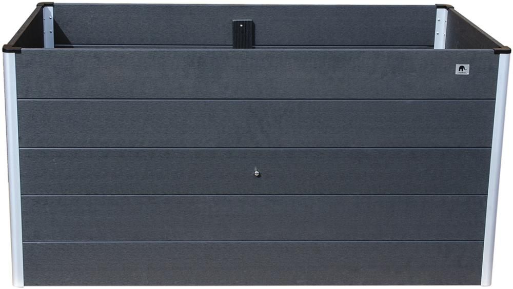 ERNA WPC-Hochbeet 150x70x75cm, ca. 780L inkl. Montagematerial, ANTHRAZIT Kartonverpackt