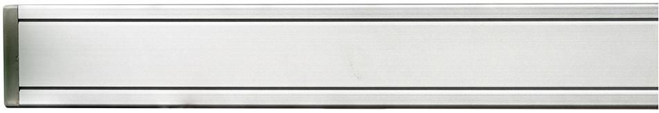 Aluminiumpfosten SILBER, hell eloxiert 68 x 68 x 2650 mm, mit Verstärkung und Kappe