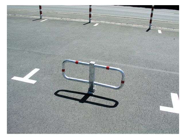 SK-Parkplatzbügel umlegbar, "Stoppy"