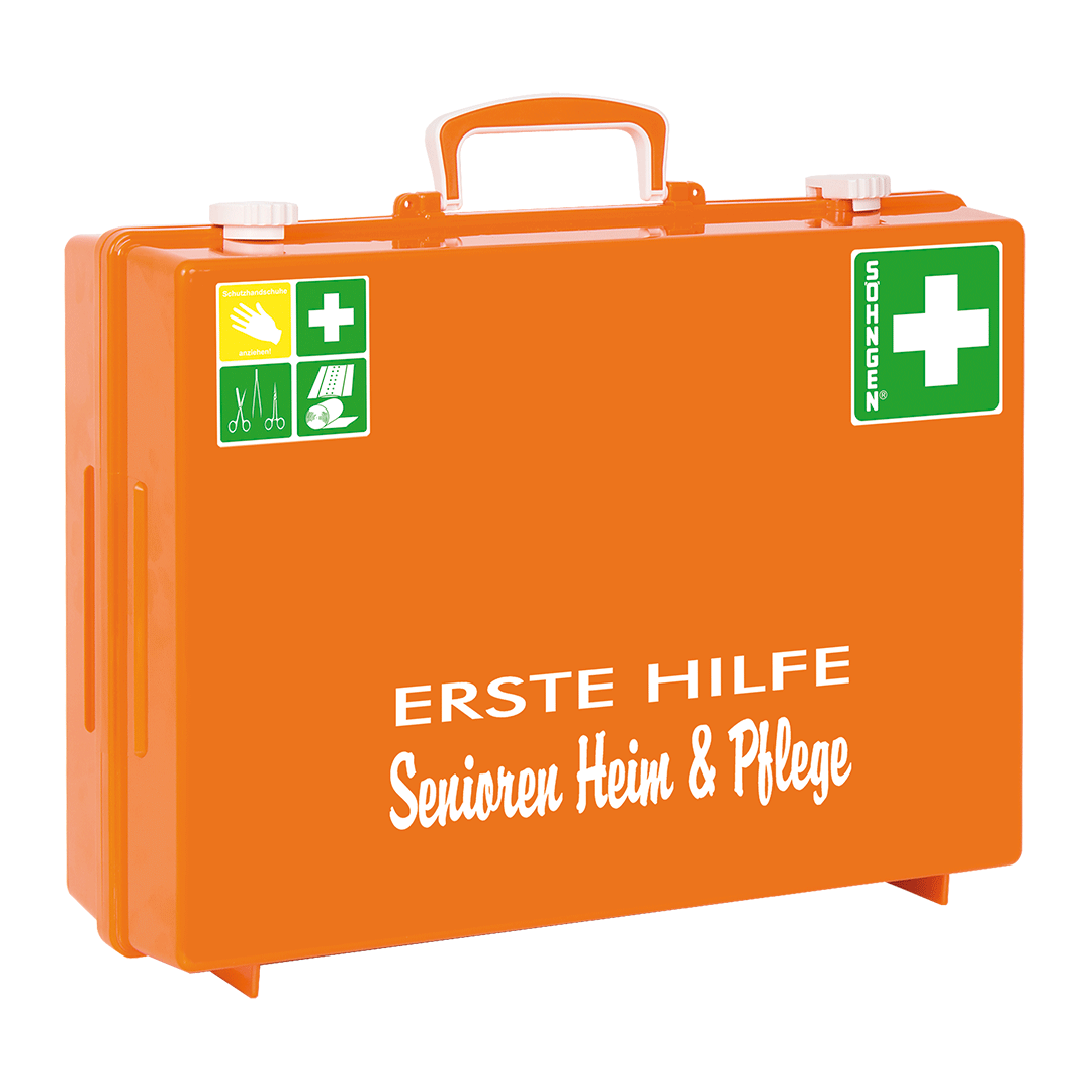 Erste-Hilfe Senioren Heim und Pflege MT-CD orange gefüllt