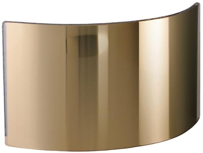 Weitwinkelscheibe Glas Goldbedamft 100x220 mm JUTEC