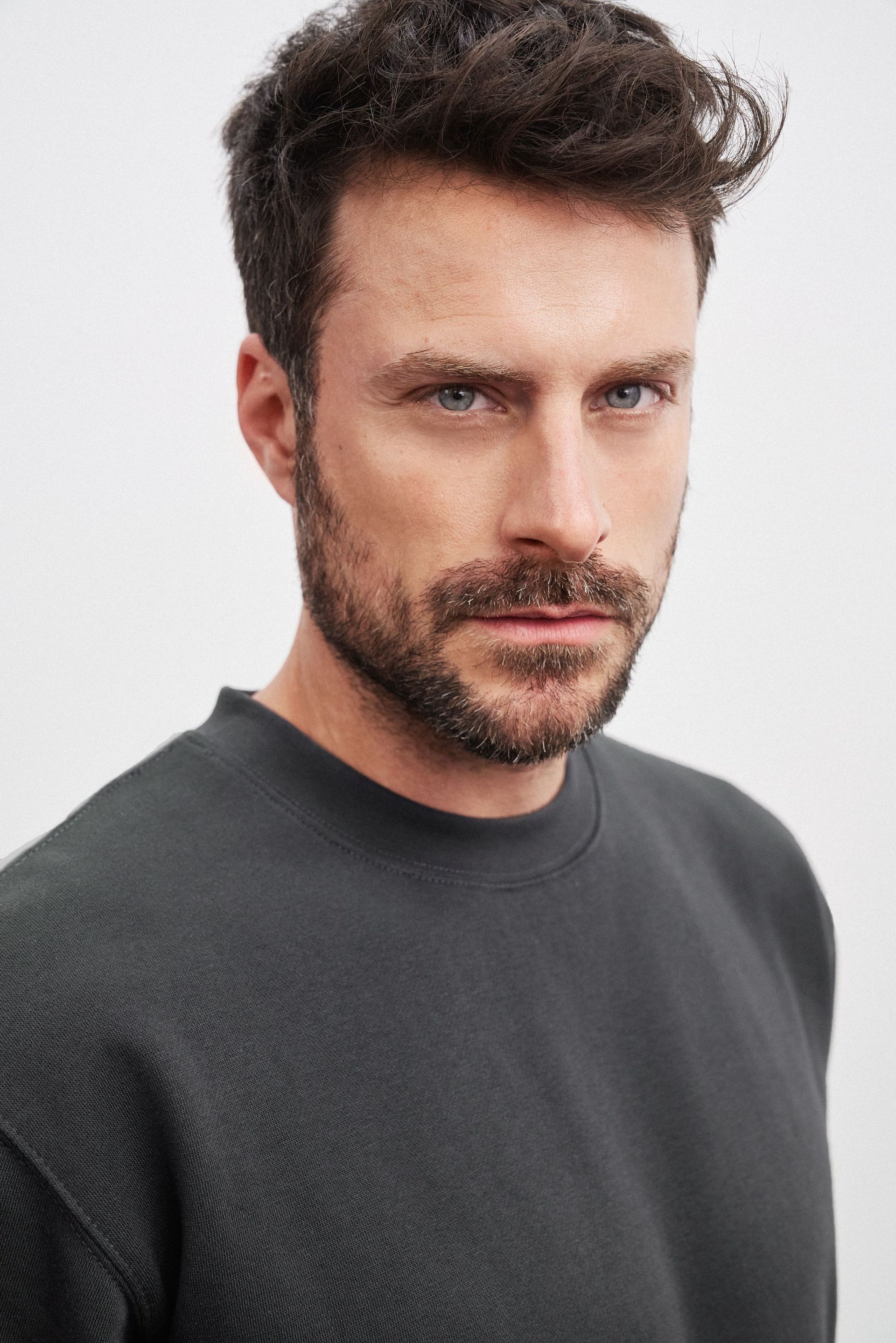 James & Nicholson JN040 Sweatshirt, Dunkelgrün, Gr. S