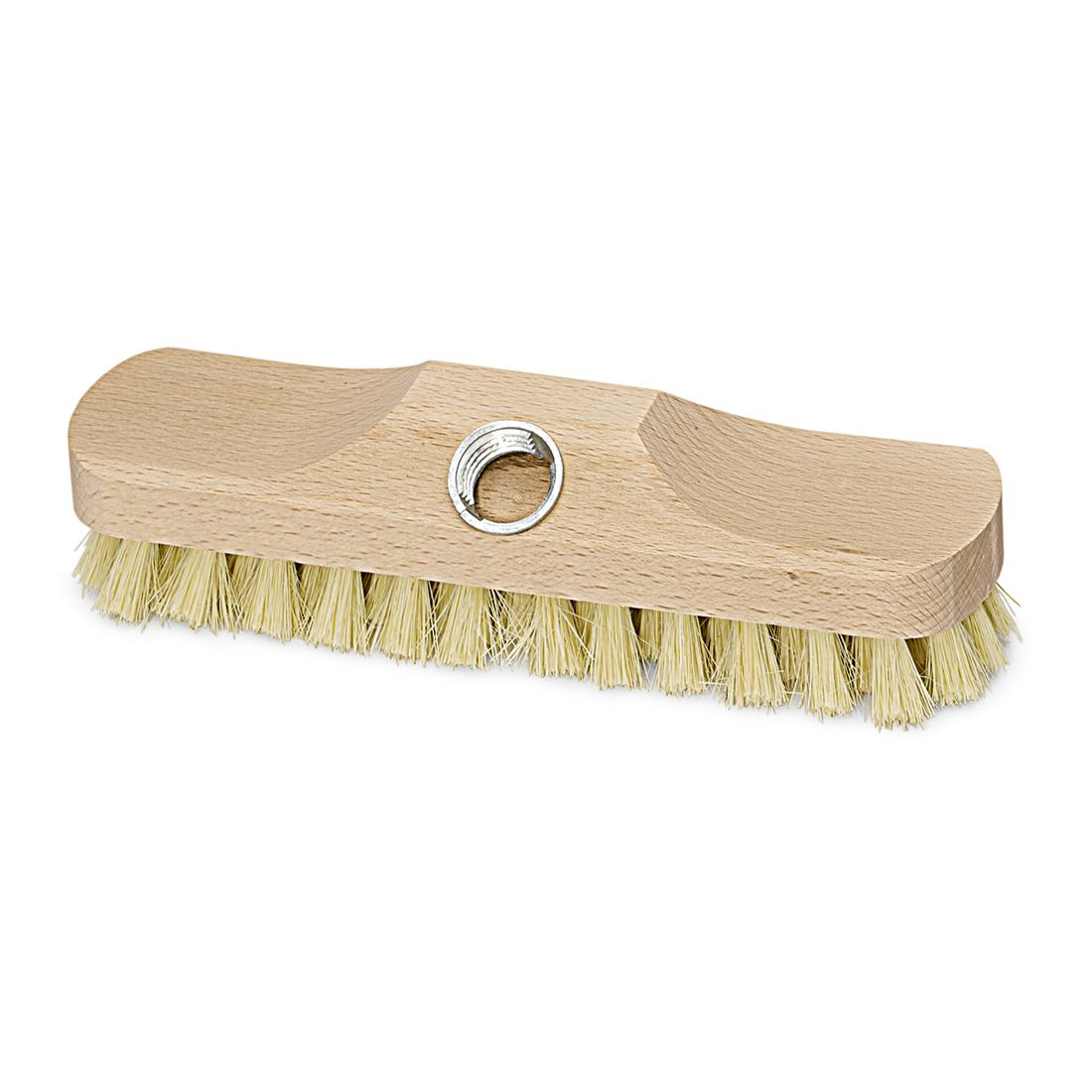 Bitumenbürste Thermo-PET Flachholz mit 2 Flügelschrauben 23 cm