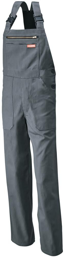 Latzhose, 100% BW, 290 g/qm, Gr.24,grau