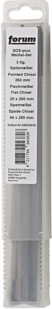 FORUM SDS-Plus-Meißel-Satz 3tlg.