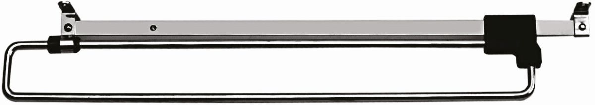 Garderobenauszüge Stahl vernickelt 410 mm