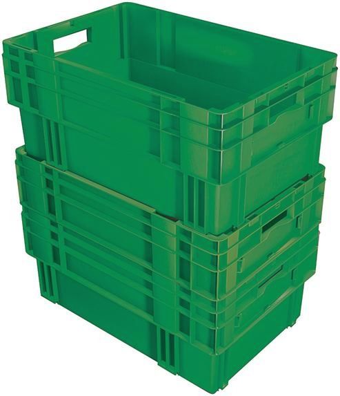 Drehstapelbehälter DTK 600x400x420 mm grün LA-KA-PE
