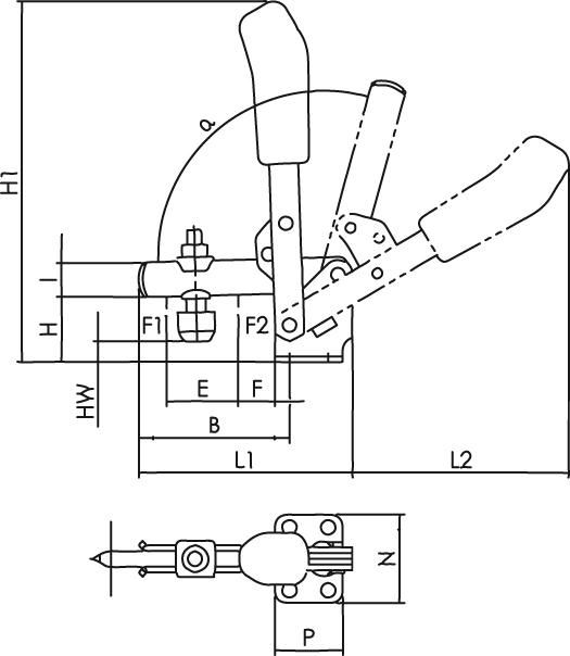 AMF Senkrecht-Spanner 6800