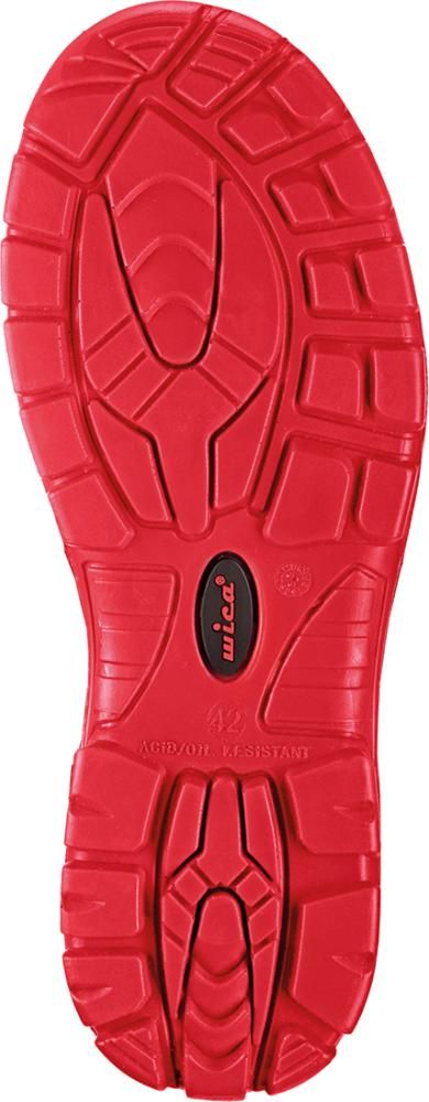 Halbschuh BELLUNO Schwarz/rot, S3 SR ESD Gr. 41 Wica