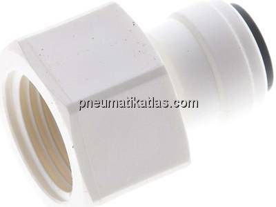 Steckanschluss m. Innengew. G 3/8"-1/4" (6,35 mm), IQS-LE (EPDM-Dichtung)