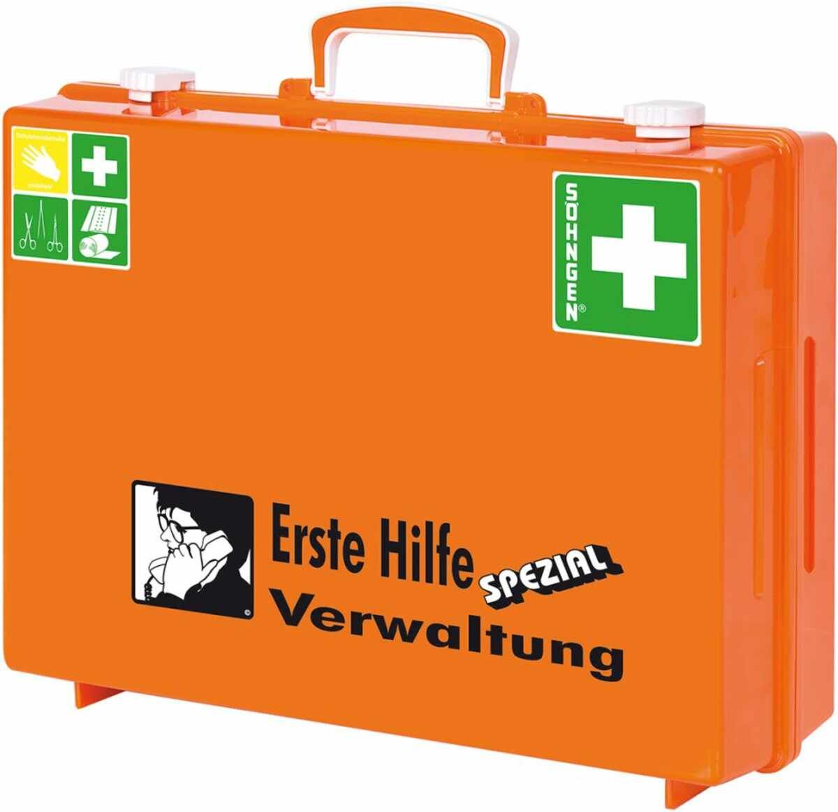 ErsteHilfe-Koffer SpezialMT-CD Verwaltung, orange