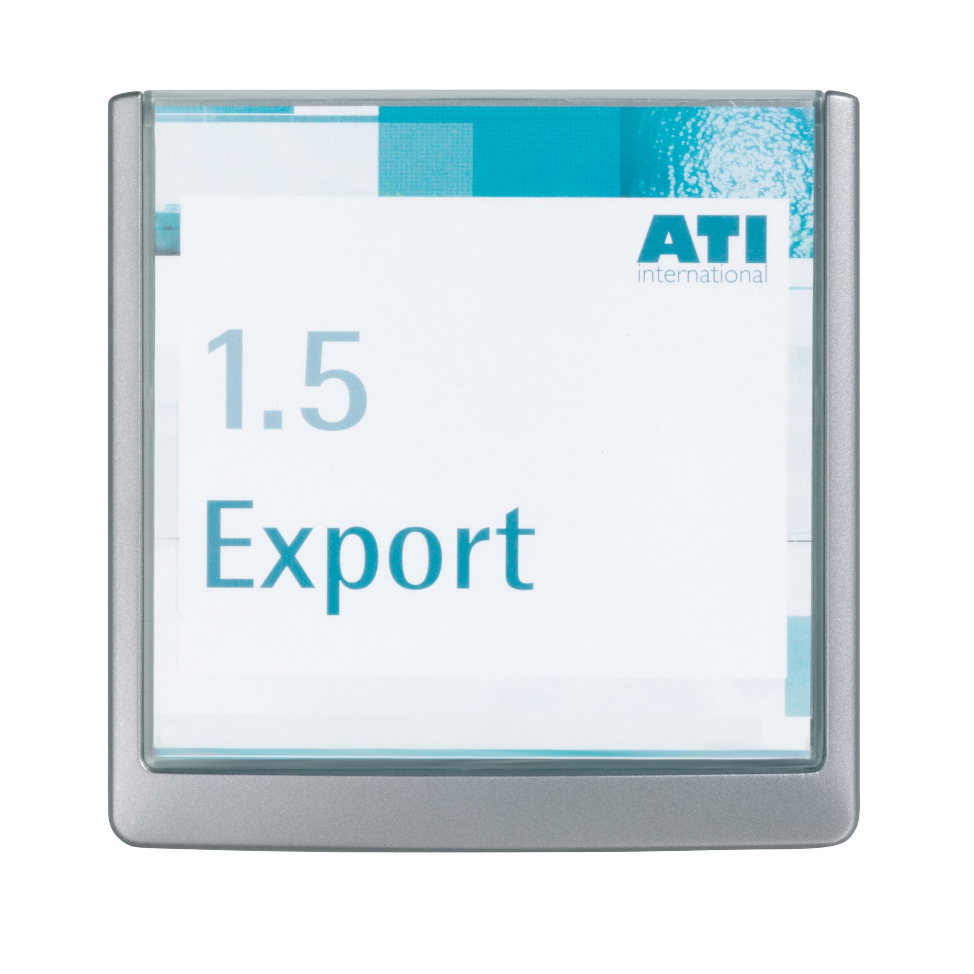 Türschild CLICK SIGN 149x148,5mm graphit