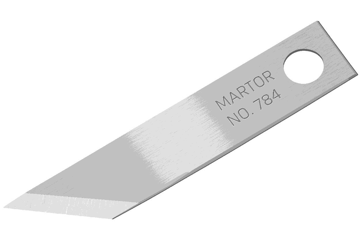 MARTOR Ersatzklinge GRAFIKKLINGE 784 Standardschliff | 10 Stück