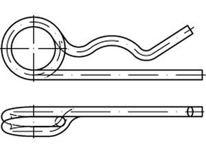 DIN 11024 A 4 4 mm Drahtstärke 3,6 mm A 4 S