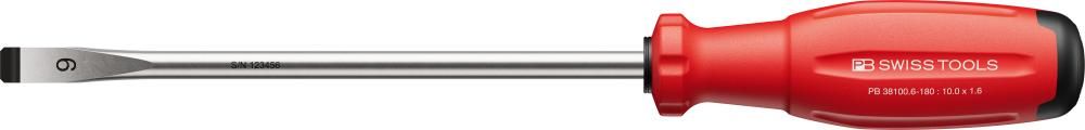Schraubendreher Schlitz 10 x1,6x180mm SwissGrip EVO PB Swiss
