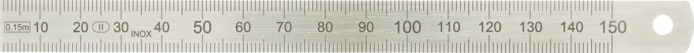 HP Biegsamer Stahlmaßstab 200x13x0,5mm