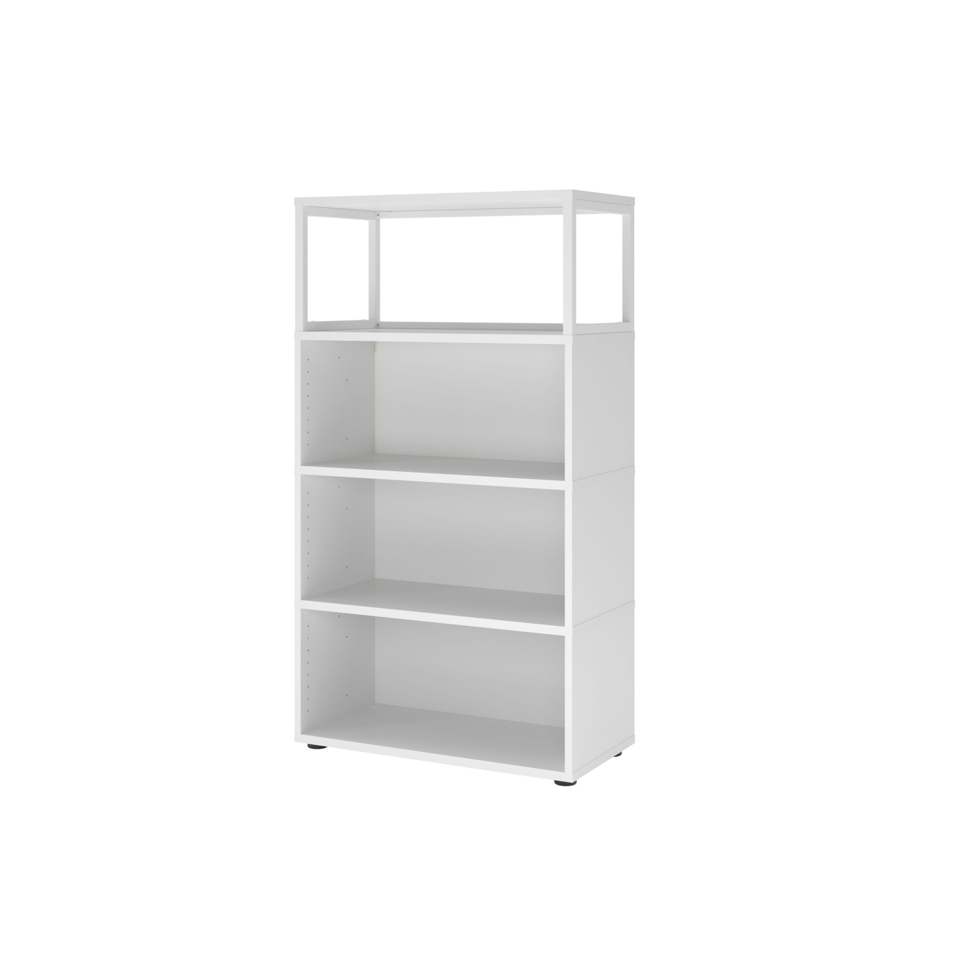 Regal FlexWall VFW48 B800xT400xH1452 mm 4 OH weiß