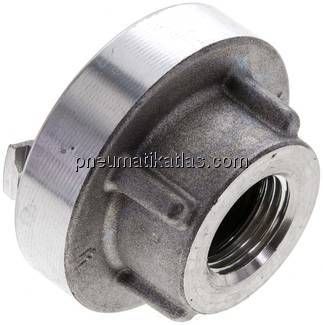 Storz-Kupplung G 1/2"(IG), 25-D, Aluminium (geschmiedet)