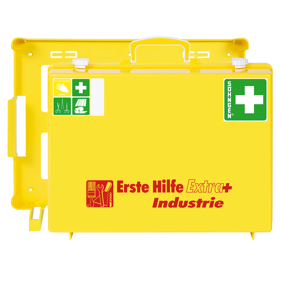 Erste-Hilfe-Koffer Extra+Industrie, DIN 13157,gelb