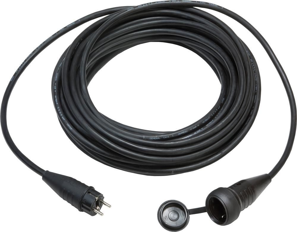 Schuko-Verlängerungskabel10m H07RN-F3G1,5 IP44 mit ABL Stecker+Kupplung Althoff