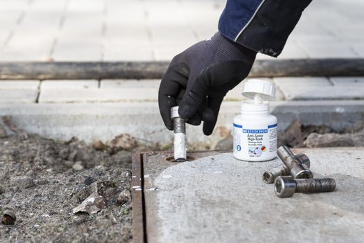 WEICON Anti-Seize High-Tech Montagepaste | metallfreie Schmier- und Trennmittelpaste | 0,45 kg | weiß