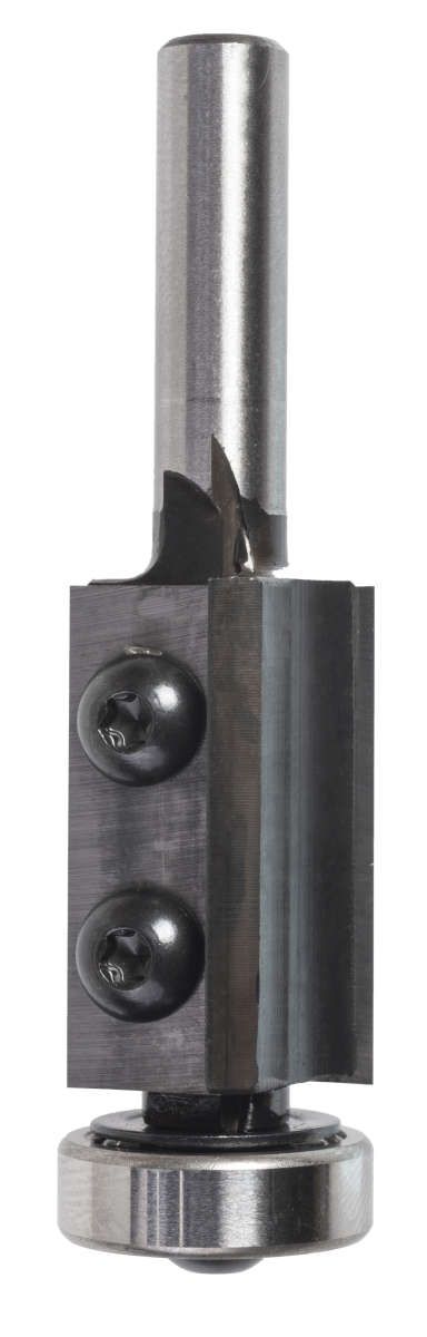 Bündigfräser mit Wendepl. Z2 S=8 D=19x30