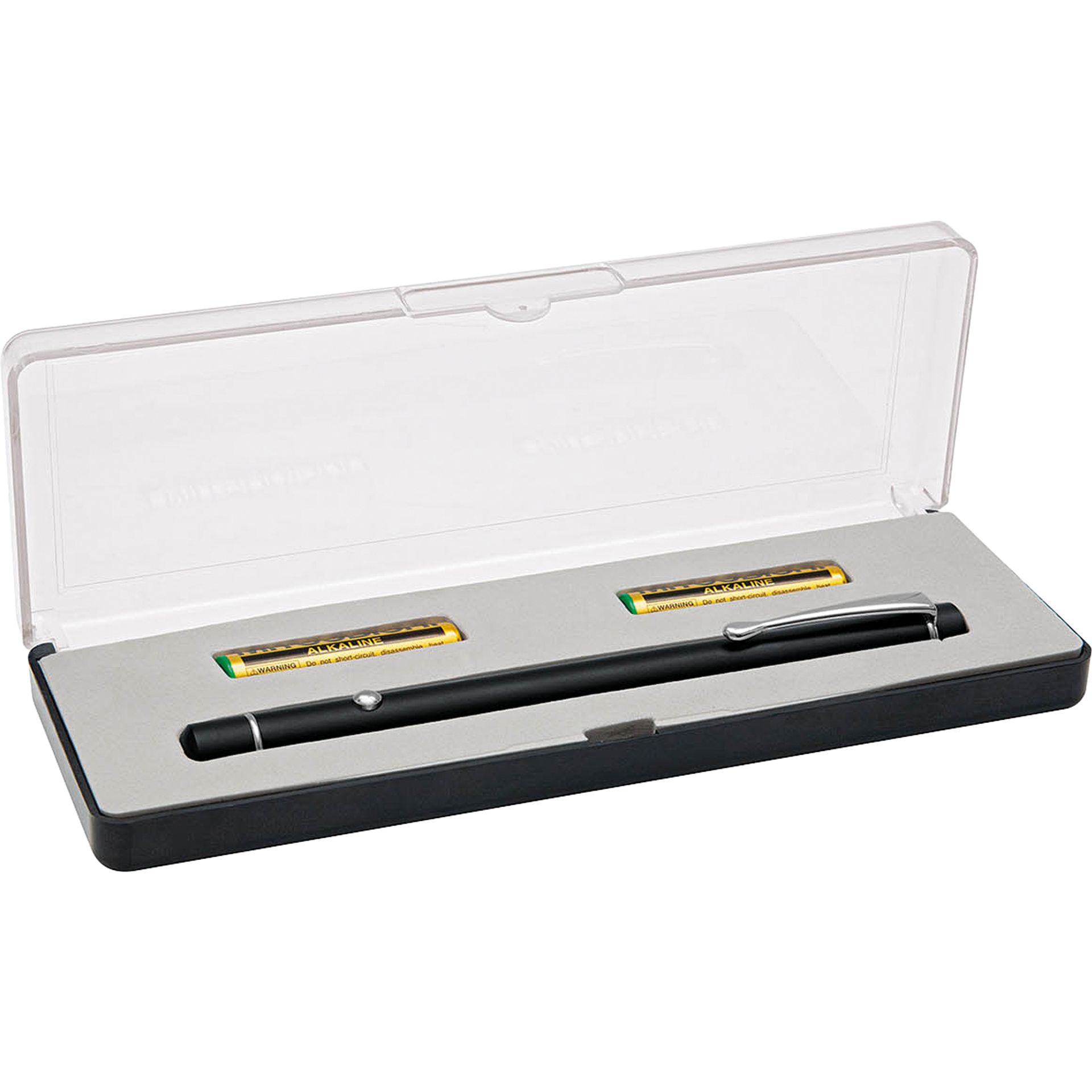 Laserpointer 13,6cm roter Laser sw +Batterien