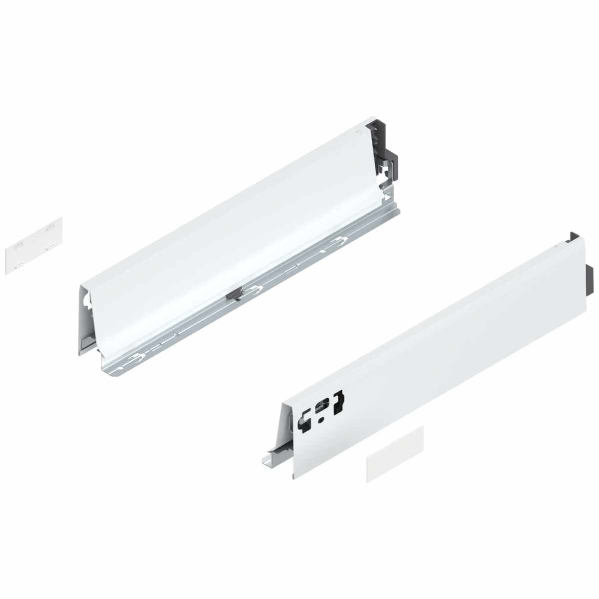 TANDEMBOX Zarge, Höhe M (83.6 mm), NL=400 mm, links/rechts, für TANDEMBOX intivo/antaro , seidenweiß