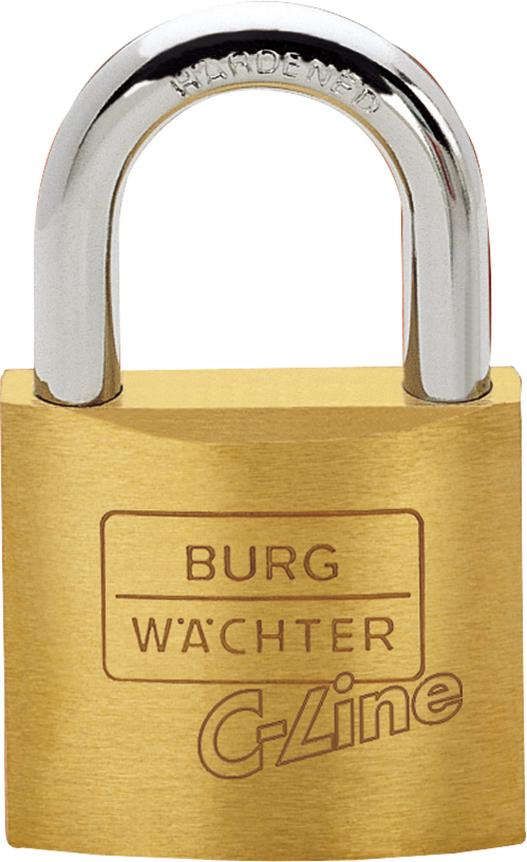 Messing-Hangschloss 222 / 25 mm BURG WÄCHTER