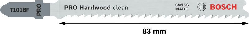 Bosch PRO Hardwood clean T101BF Stichsägeblatt